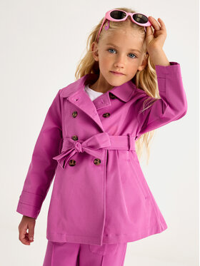 Mayoral Mayoral Tenchcoat 3413 Rosa Regular Fit