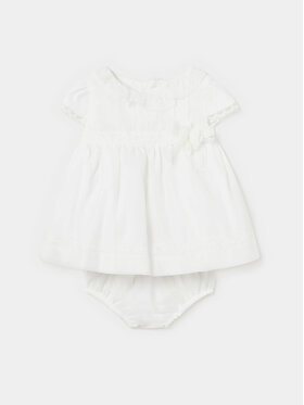 Mayoral Mayoral Rochie elegantă 1821 Alb Regular Fit