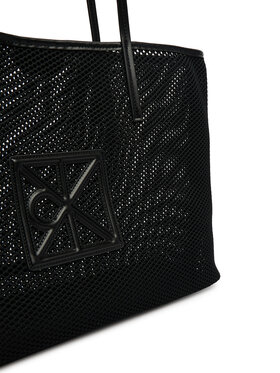 Calvin Klein Calvin Klein Soma Emblem Mesh Tote LV04F3380G Melns