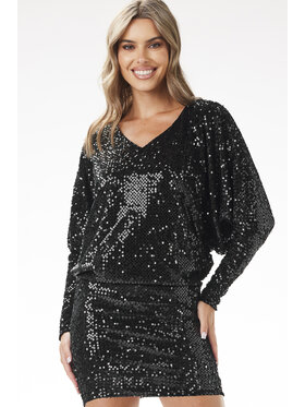 Awama Awama Sukienka wieczorowa A700 Czarny Basic Fit