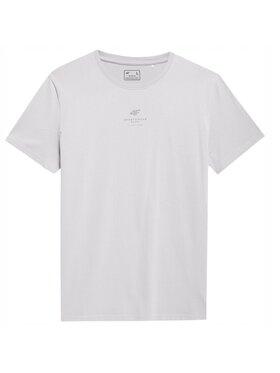 4F 4F T-Shirt TTSHM363 Szary Comfortable Fit
