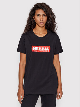 NEBBIA NEBBIA T-Shirt 592 Μαύρο Regular Fit