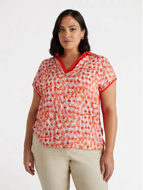 Fiorella Rubino Fiorella Rubino T-Shirt G030L008631N0S1 Pomarańczowy Regular Fit