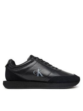 Calvin Klein Calvin Klein Sneakers Retro Runner Ess Lth-Sue HW0HW03248 Nero