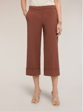 Motivi Motivi Pantaloni di tessuto P098Q004558N0F2 Marrone Regular Fit