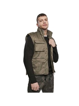 Brandit Brandit Kamizelka 4014.1.XL Zielony Regular Fit