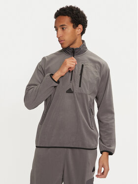 adidas adidas Флісовий реглан City Escape IV7414 Сірий Regular Fit