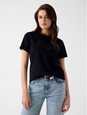 Guess Guess T-Shirt 183129 Czarny Classic Fit