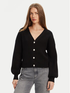 Guess Guess Ζακέτα W5YR07 Z2ZK2 Μαύρο Relaxed Fit