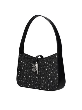 Michael Kors Michael Kors Torebka Black Fabric Hand Czarny