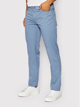 Trussardi Trussardi Auduma bikses Close 52J00007 Zils Tapered Fit