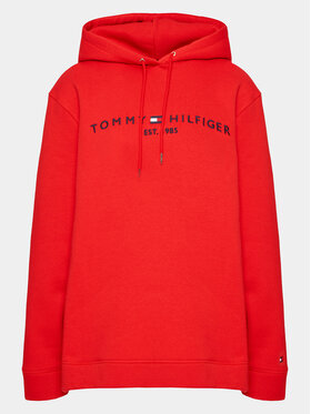 Tommy Hilfiger Curve Tommy Hilfiger Curve Суитшърт Essential WW0WW29155 Червен Regular Fit