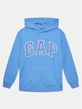 Gap Gap Majica dugih rukava 885742 Plava Regular Fit