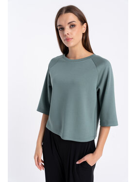 CLICK CLICK Blúzka 10-6919 Zelená Straight Fit