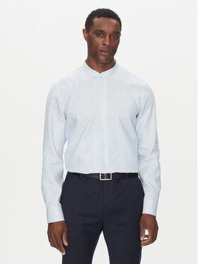 BOSS BOSS Koszula H-HANK-standup-214 50539233 Błękitny Slim Fit