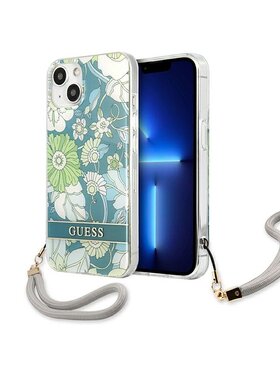 Guess Guess Etui na telefon Flower Cord Zielony