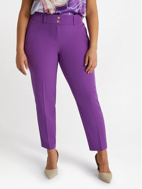 Fiorella Rubino Fiorella Rubino Pantaloni di tessuto P108T004761N029 Viola Regular Fit