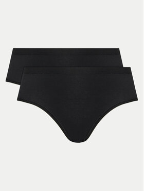 Triumph Triumph Klasszikus magas derekú bugyi szett Sense Of Cotton 10225046 Fekete