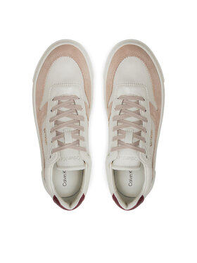 Calvin Klein Superge Cupsole Lace Up W/Ml Mix M HW0HW02114 Bež