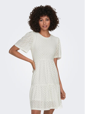 JDY JDY Letní šaty Carla 15254680 Bílá Regular Fit