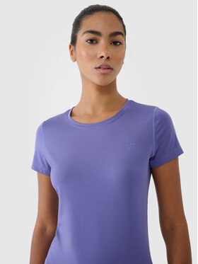 4F 4F T-Shirt 4FRSS25TFTSF1235-32S Niebieski Regular Fit