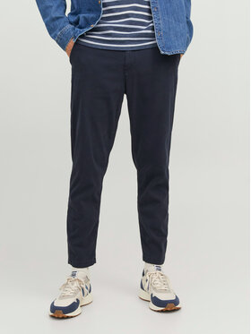 Jack&Jones Jack&Jones Čino bikses Harlow 12242188 Tumši zils Tapered Fit