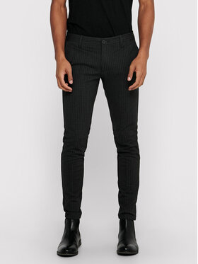 Only & Sons Only & Sons Chinosy Mark 22013727 Szary Slim Fit