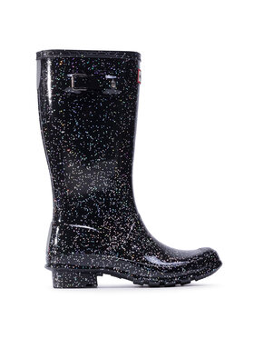 Hunter Hunter Gumene čizme Org Kids Giant Glitter Boots JFT6075RGT Crna
