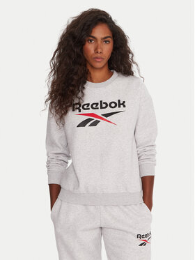 Reebok Reebok Majica dugih rukava RK25169CCW Siva Regular Fit