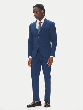 Lindbergh Lindbergh Oblek 30-61040 Modrá Slim Fit