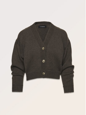 La Mania La Mania Sweter NATIE Brązowy Classic Fit