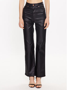 ONLY ONLY Kalhoty z materiálu Camille 15267807 Černá Regular Fit