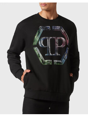 PHILIPP PLEIN PHILIPP PLEIN Felpa 1365 Nero Regular Fit