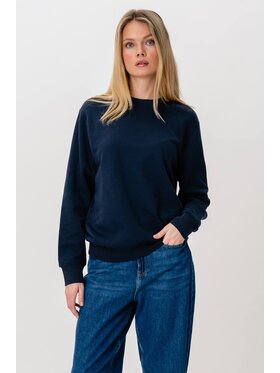 TeeShoppen TeeShoppen Sweter 'Basic Collection' Granatowy Regular Fit