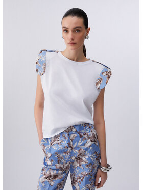 Liu Jo Liu Jo T-Shirt WA6201J6308P9551 Biały Regular Fit