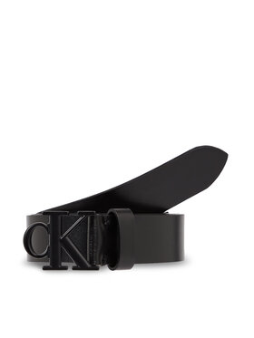 Calvin Klein Jeans Calvin Klein Jeans Ženski pas Round Mono Lthr Black Belt K60K611247 Črna