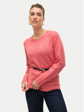 Vero Moda Vero Moda Sweter Doffy 10201022 Różowy Regular Fit