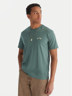 Billabong Billabong T-krekls Arch Crew SS EBYKT00100 Zaļš Regular Fit