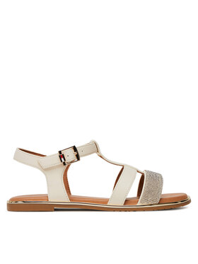 Tommy Hilfiger Tommy Hilfiger Sandale T3A2-33780-0371 S Écru