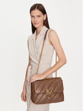 PINKO PINKO Handtasche Love Big Puff Cl . AI 23-24 PLTT 100037 A0F2 Braun