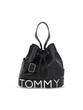 Tommy Jeans Tommy Jeans Torbica Tjw Bold Bucket Bag AW0AW15430 Crna