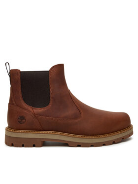 Timberland Timberland Kotníková obuv s elastickým prvkem Britton Road Mid Chelsea TB0A6A4WEM61 Hnědá