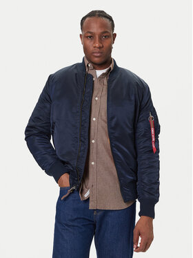 Alpha Industries Alpha Industries Яке бомбър Ma-1 Vf 59 Long 168100 Тъмносин Slim Fit