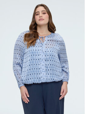 Fiorella Rubino Fiorella Rubino Bluzka 2063T002448N0R4 Turkusowy Regular Fit
