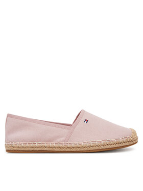 Tommy Hilfiger Tommy Hilfiger Еспадрили Flag Canvas Espadrille FW0FW08541 Розов