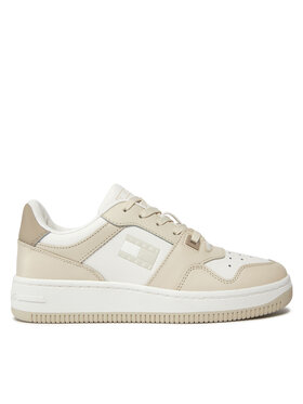 Tommy Jeans Tommy Jeans Sneakersy Tjw Retro Basket Tonal Logo EN0EN02483 Beżowy
