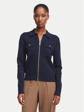 Tommy Hilfiger Tommy Hilfiger Ζακέτα WW0WW51415 Σκούρο μπλε Regular Fit