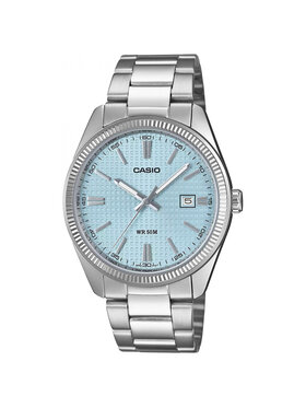 Casio Casio Zegarek MTP-1302PE-2AVEF Srebrny