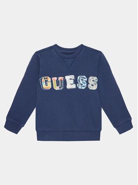 Guess Guess Pulóver N4GQ04 KA6R3 Sötétkék Regular Fit