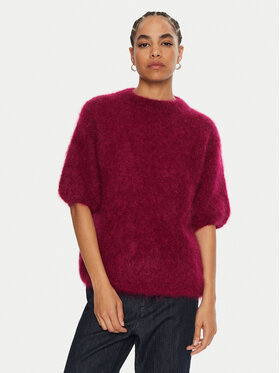Dixie Dixie Džemper M277K008A Tamnocrvena Relaxed Fit
